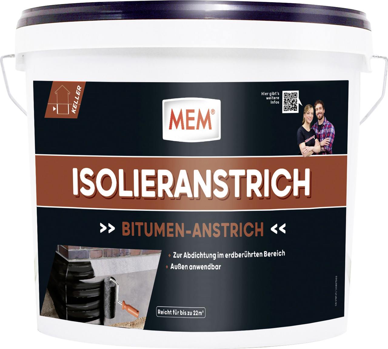 MEM Bitumen Isolieranstrich 10 l GLO779150458