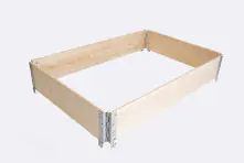 Upyard Palettenrahmen Hochbeet 120 x 80 cm, stapelbar