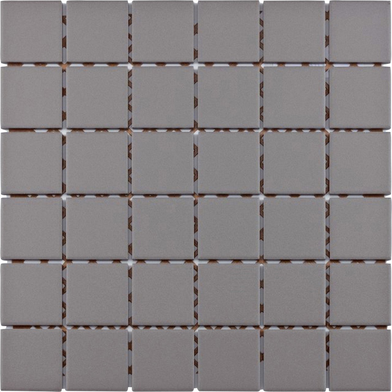 Mosaikfliese Maxi 30 x 30 cm grau Steinmaß: ca. 4,7 x 4,7 cm