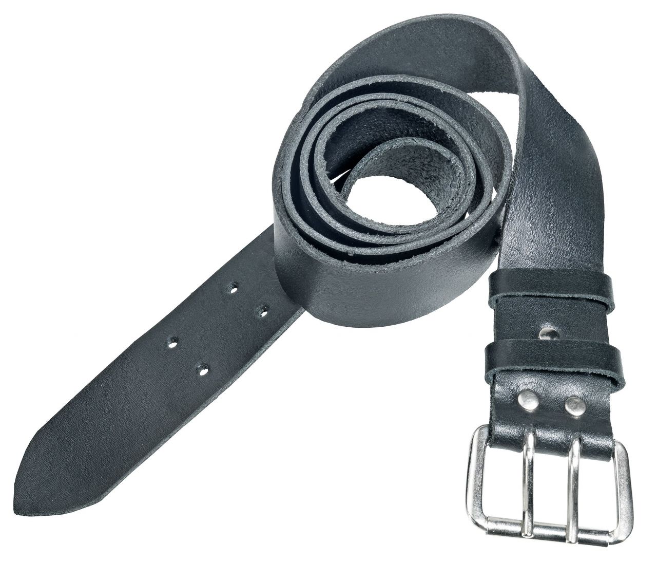 Ledergürtel schwarz 1250 x 40 mm