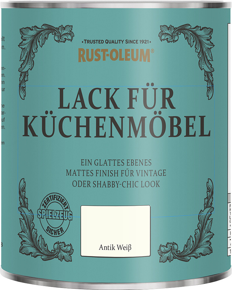Rust-Oleum Lack für Küchenmöbel 750 ml antik weiß