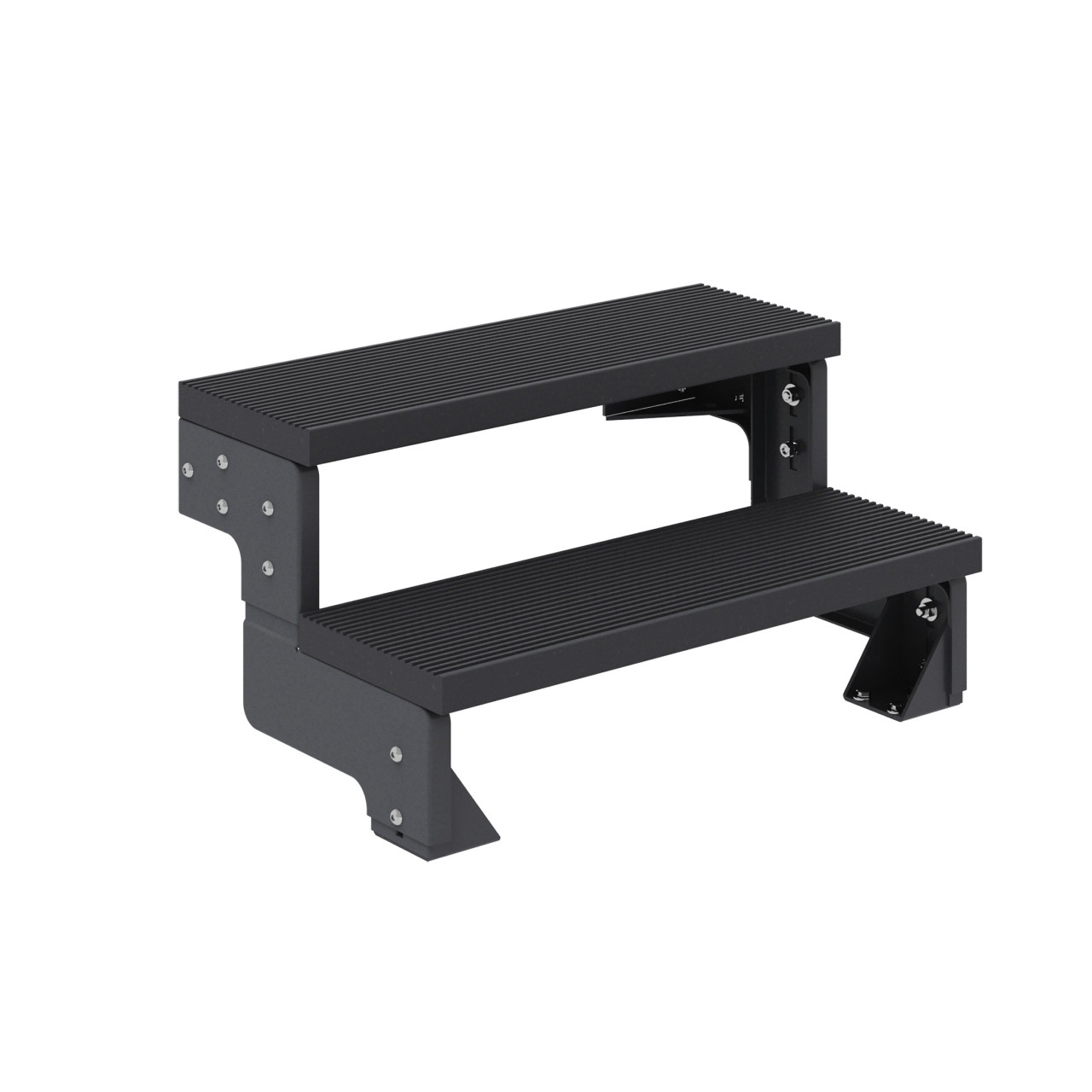 Dolle Außentreppe Trimax Gardentop 2 Stufen 100 cm ohne Geländer anthrazit