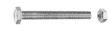 Sechskantschrauben M6 x 80 mm, 50 Stück