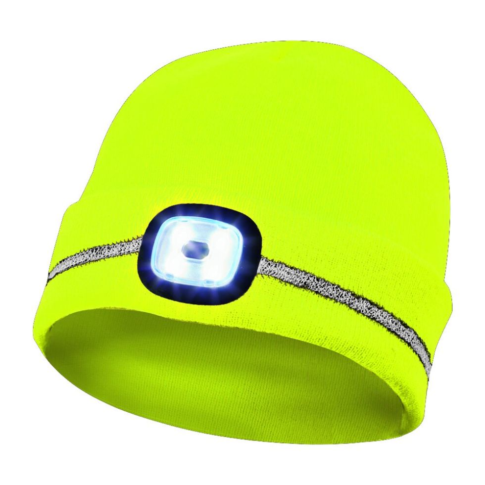 Gebol LED-Mütze mit Reflektionsstreifen gelb GLO760406194