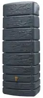4rain Regenwasser-Wandtank Slim graphitgrau 500 L