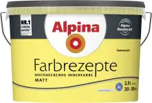 Alpina Farbrezepte Sommerzeit matt 2,5 L