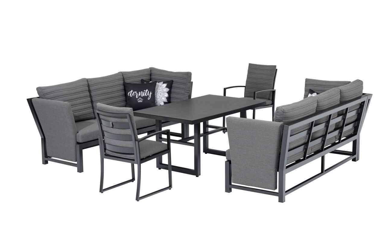 Primaster Dining Lounge Set Ravenna Garten Möbel Bezug Lika Tex Sitzgruppe - Bild 2 von 8