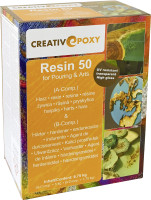 Gießharz 50 Epoxid A+B 6,75 kg MV 100:35 Gew, TZ 4 h, VH 50 mm