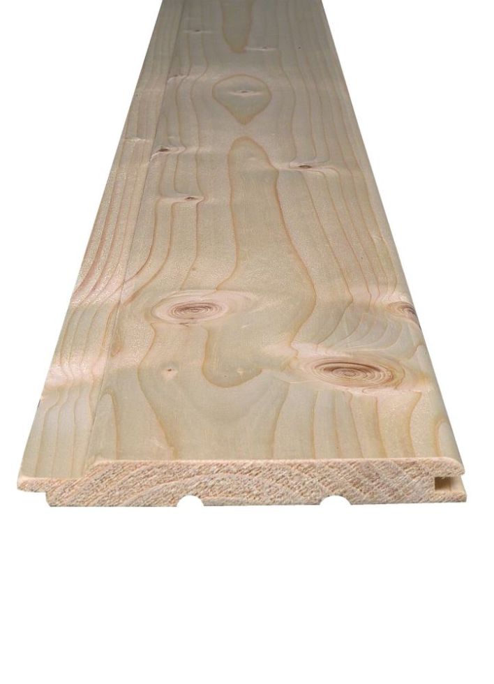 Profilholz Fichte Tanne A-Sortierung Softline 200 x 12,1 cm 14 mm