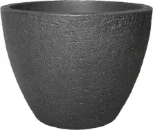 Geli Pflanztopf Stone Ø 50 x 38 cm anthrazit
