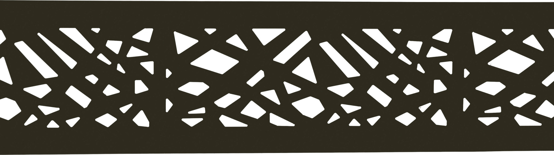 Floraworld Sichtschutzstreifen Dekor Diamant 201,5 x 19 cm anthrazit - 5 Stk.