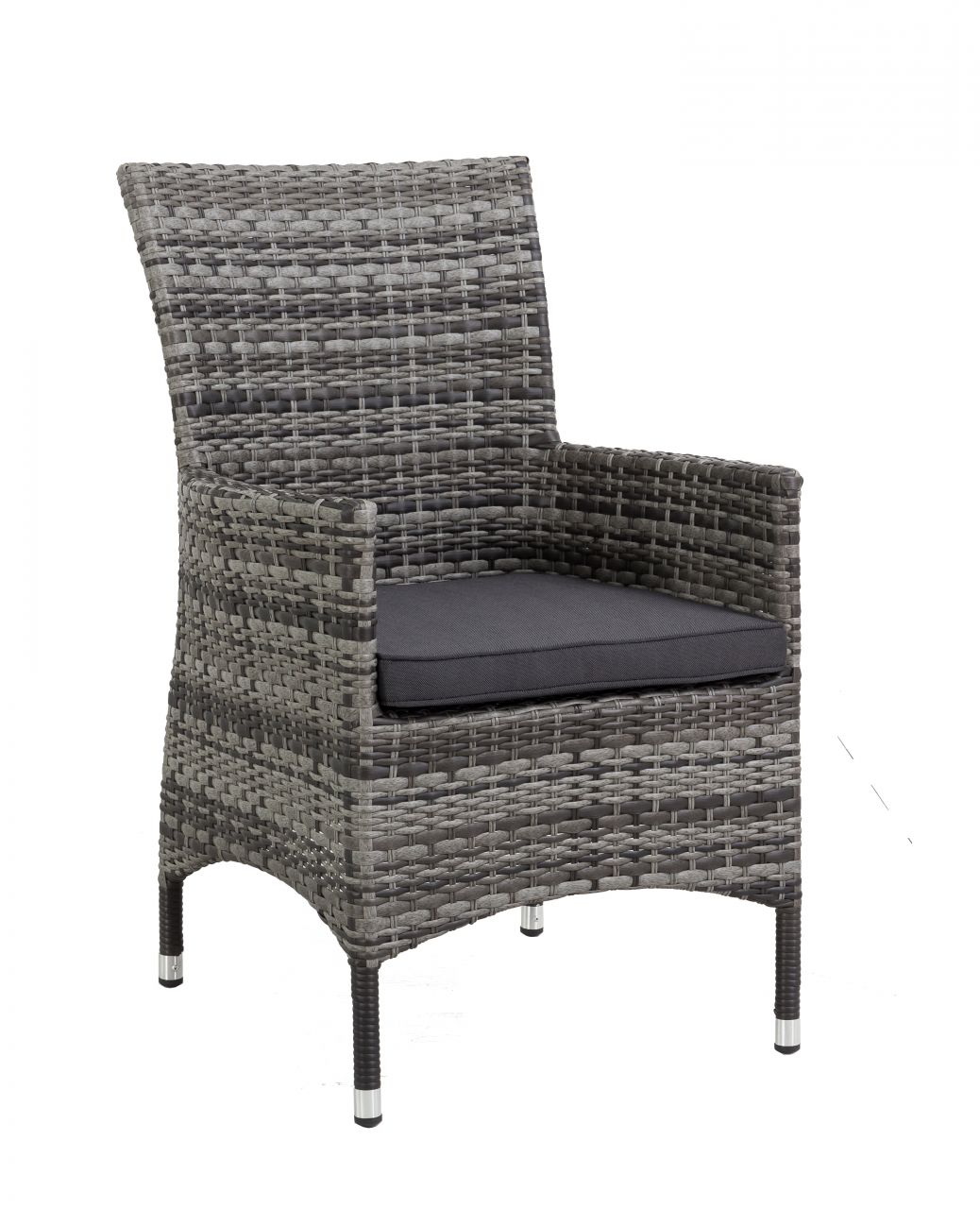 Primaster Diningsessel Nardo XL aus Kunststoffgeflecht, black pearl