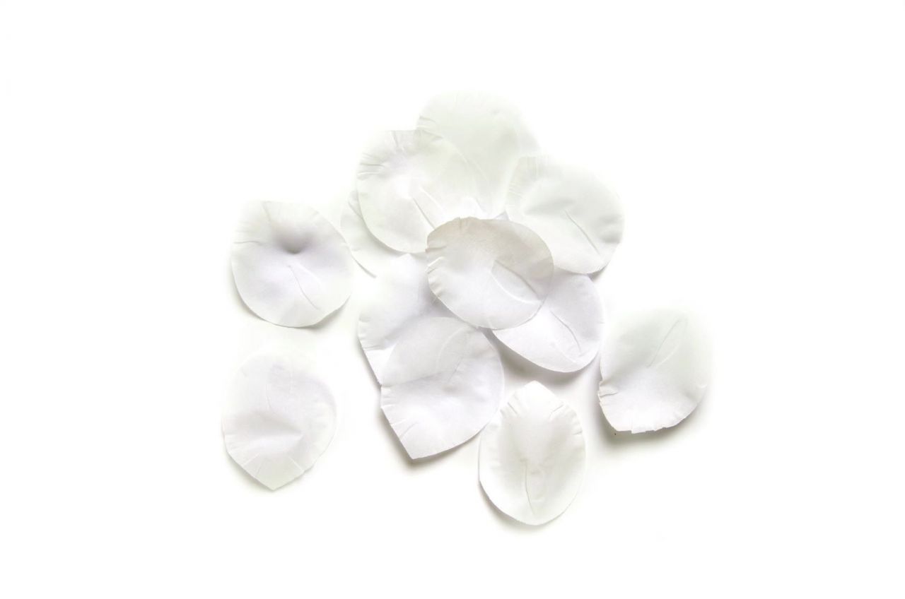 Glorex Rosenblütenblätter weiß. 100 Stück GLO663109122