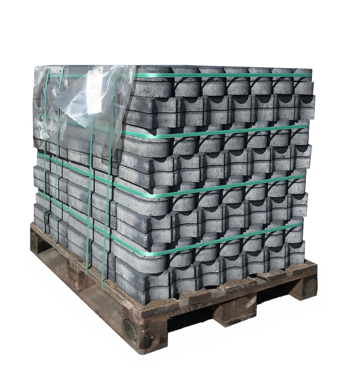 Kann Rasenkante Mini 24 x 10 x 4,5 cm anthrazit 560 St. Palettenabnahme GLO788103107