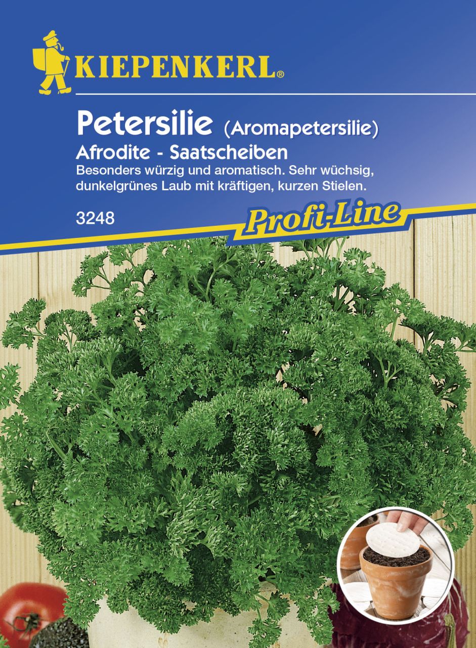 Kiepenkerl Petersilie Afrodite Petroselinum crispum var. crispum, Inhalt: 5 Saatscheiben GLO693105738