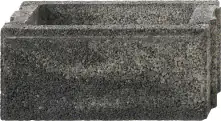 Primaster Mauerstein Garten 50 x 25 x 20 cm grau anthrazit nuanciert