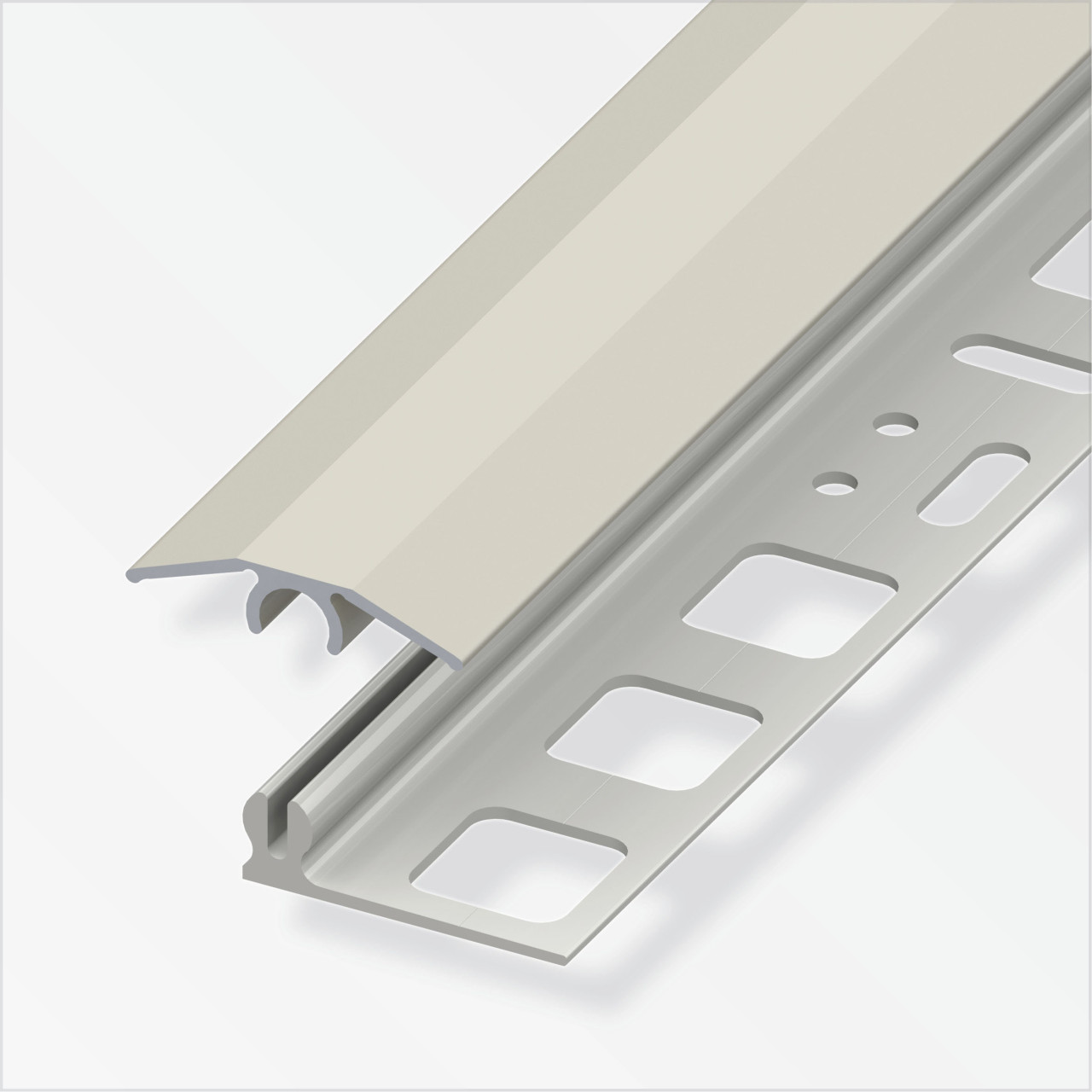 alfer Übergangs-Profil 2 m, 25 x 7 mm Aluminium eloxiert titan GLO763245770