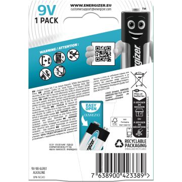 ANSMANN Industrial Alkaline Batterie 9V E-Block 6LR61 Longlife - Foto 6