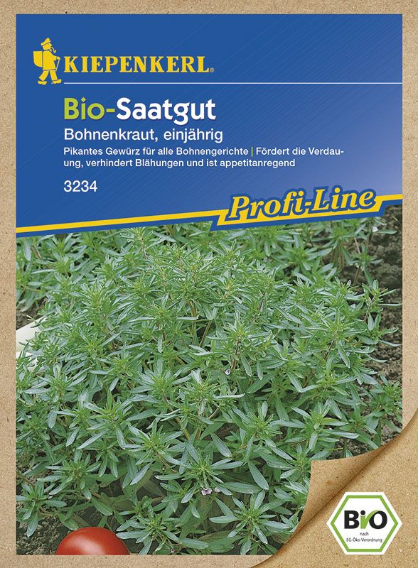Kiepenkerl BIO Bohnenkraut Satureja hortensis, Inhalt: ca. 150 Pflanzen GLO693108042