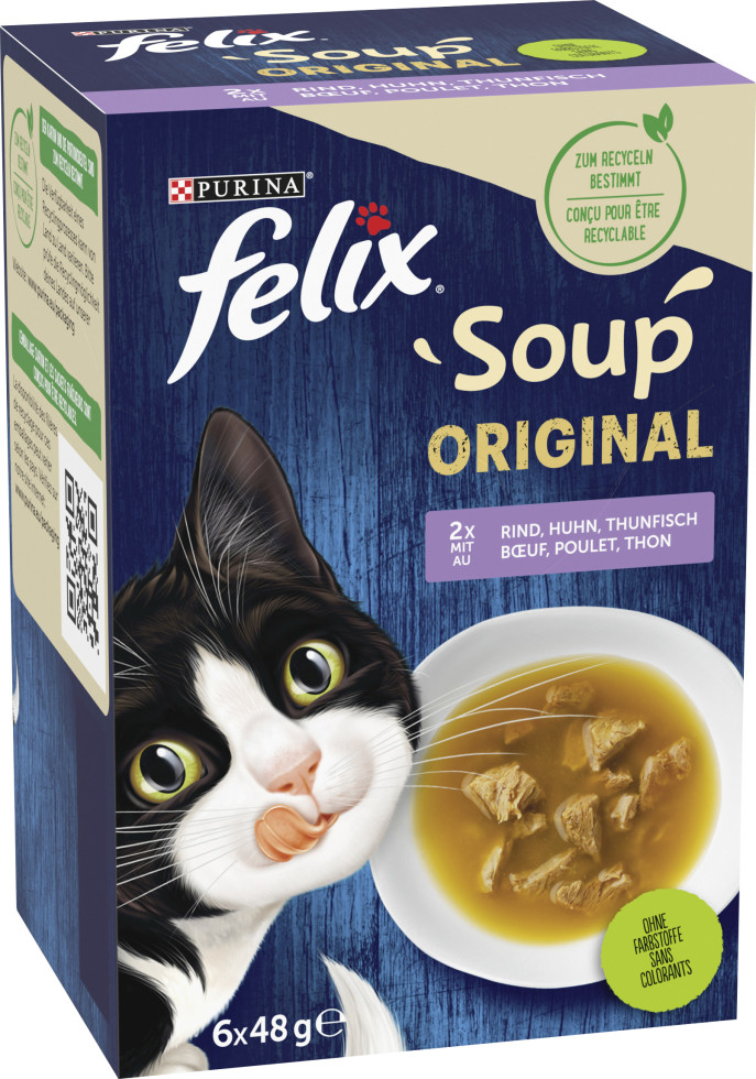 Felix Soup Gemischte Vielfalt Mix 6 x 48 g