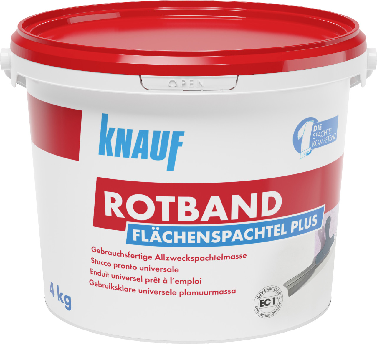 Knauf Rotband Flächenspachtel Plus 4 kg