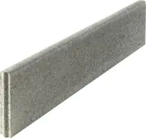 Kann Randstein mit Nut- und Feder 100 x 25 x 5 cm grau