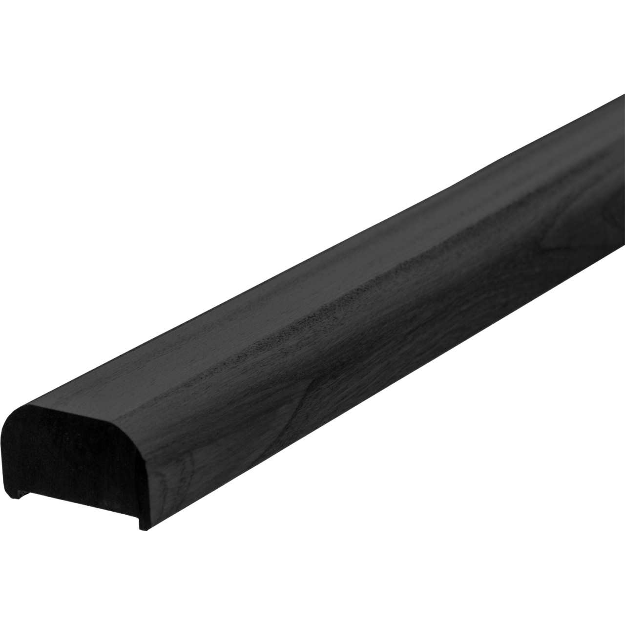 Plus Handlauf Mahagoni 3,6 x 199 cm schwarz für Stahlpfosten