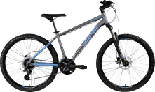 Vario Mountainbike XC DIABLO 26 MTB Hardtail 26 Zoll RH 40cm 24-Gang grau  blau