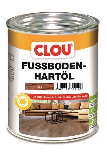 Clou Fußboden Hartöl 750 ml teak GLO765152953