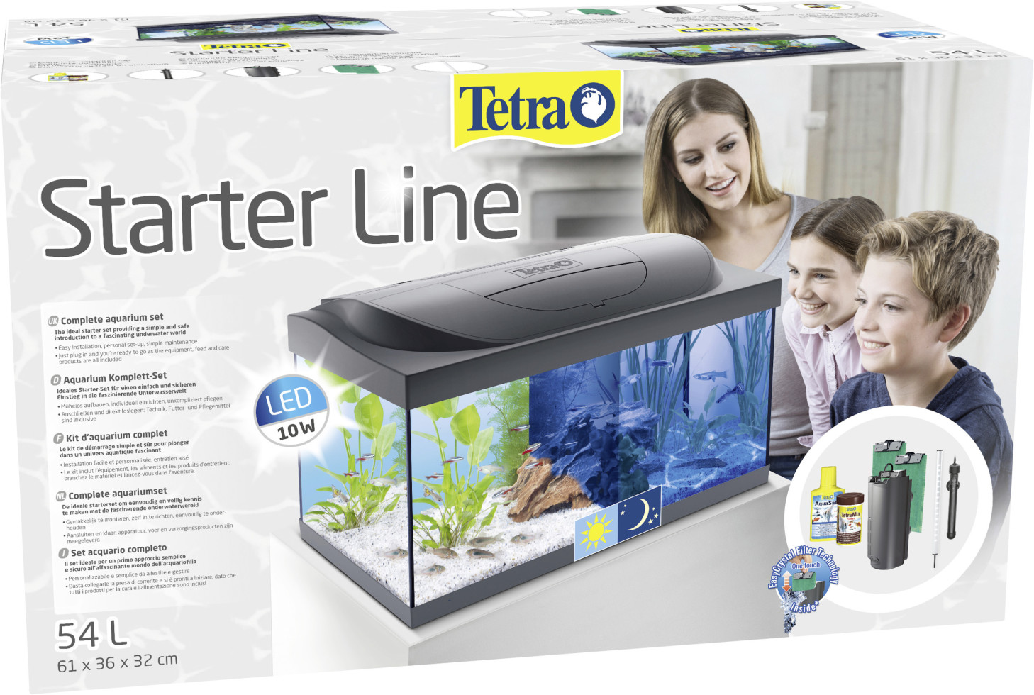 Tetra Aquarium-Komplettset LED Starter Line 54 L kaufen | Globus Baumarkt