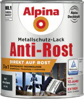 Alpina Metallschutz-Lack Anti-Rost 750 ml anthrazit matt