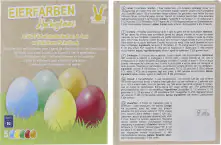 Eierfarben Hochglanz 5 Farben mit Schellack und Färbehandschuhen 