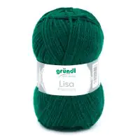 Gründl Wolle Lisa Premium uni 50 g tannengrün