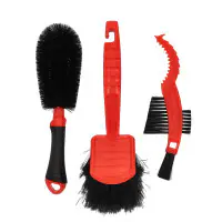 Nigrin Bürstenset Bike Care zur Fahrradpflege 3-teilig