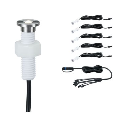 Paulmann Einbauleuchten-Set, 5 Stück, 3,5 Cm Micro Linie – LED, Superflach, Für Schrank & Regal