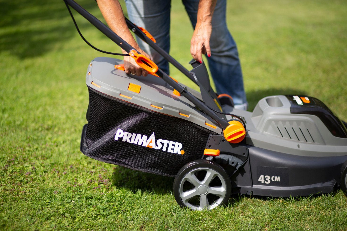Primaster AkkuRasenmäher PMARM 4043 40 V inkl. Akku 4,0 Ah & Mulchkit