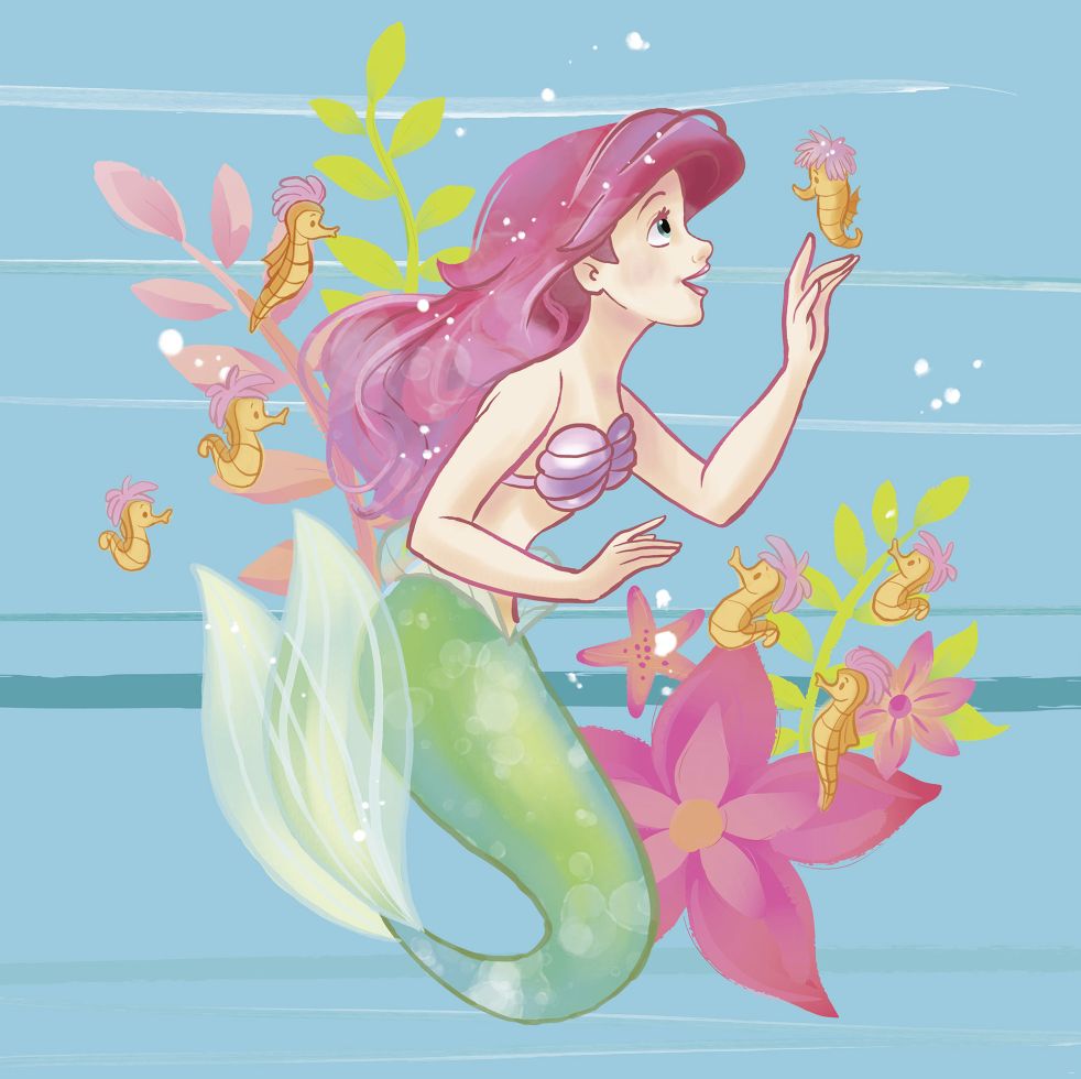 Komar Vlies Fototapete Ariel Little Friend 250 x 250 cm