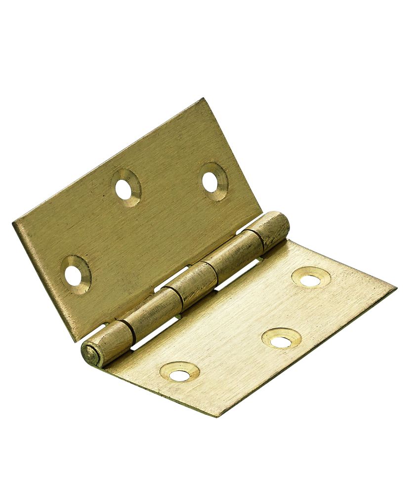 Hettich Käntiges Scharnier matt Messing, matt, 50 x 50 mm, 1 Stück