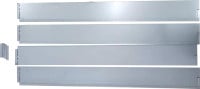 TrendLine Rasenkante Metall 1,19 m x 13 cm verzinkt - 4 Stück