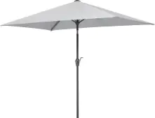 Schneider Sonnenschirm Bilbao silbergrau 210 x 130 cm