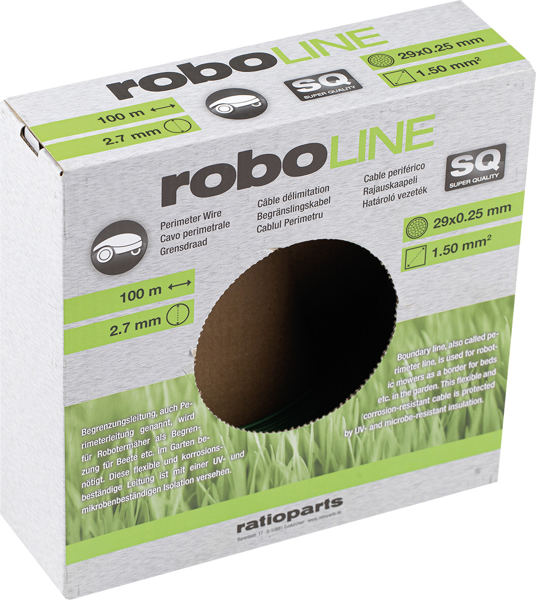 ratioparts roboline Mähroboter Begrenzungskabel 100 m grün