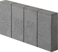 Kann Palisade Rechteck 50 x 25 x 6 cm anthrazit
