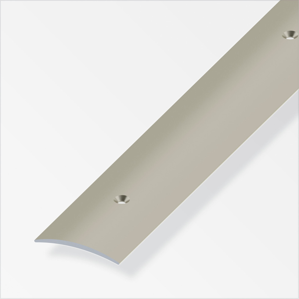 alfer Übergangsprofil 1 m, 20 x 2.5 mm Aluminium eloxiert titan GLO763245765