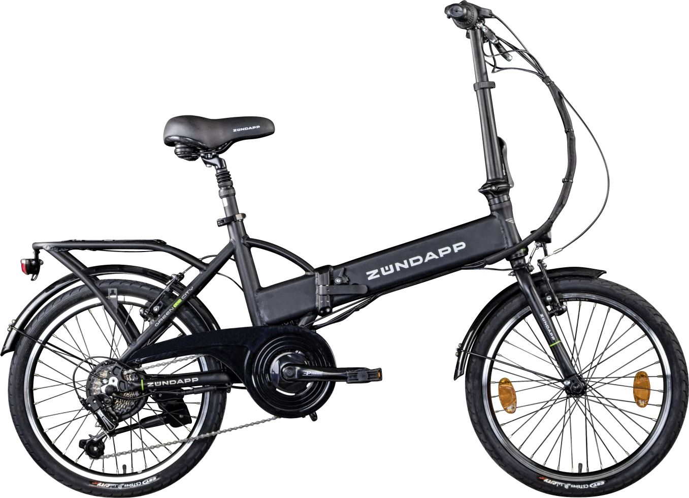 Zündapp E-Bike Faltrad Green 1.0 Unisex 20 Zoll 6-Gang 270 Wh schwarz