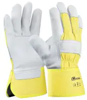 Gebol Handschuh Worker Pro gelb/weiß
