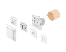 Bosch Smart Home Kopp Adapter 3er Set, für Licht & Rollladensteuerung