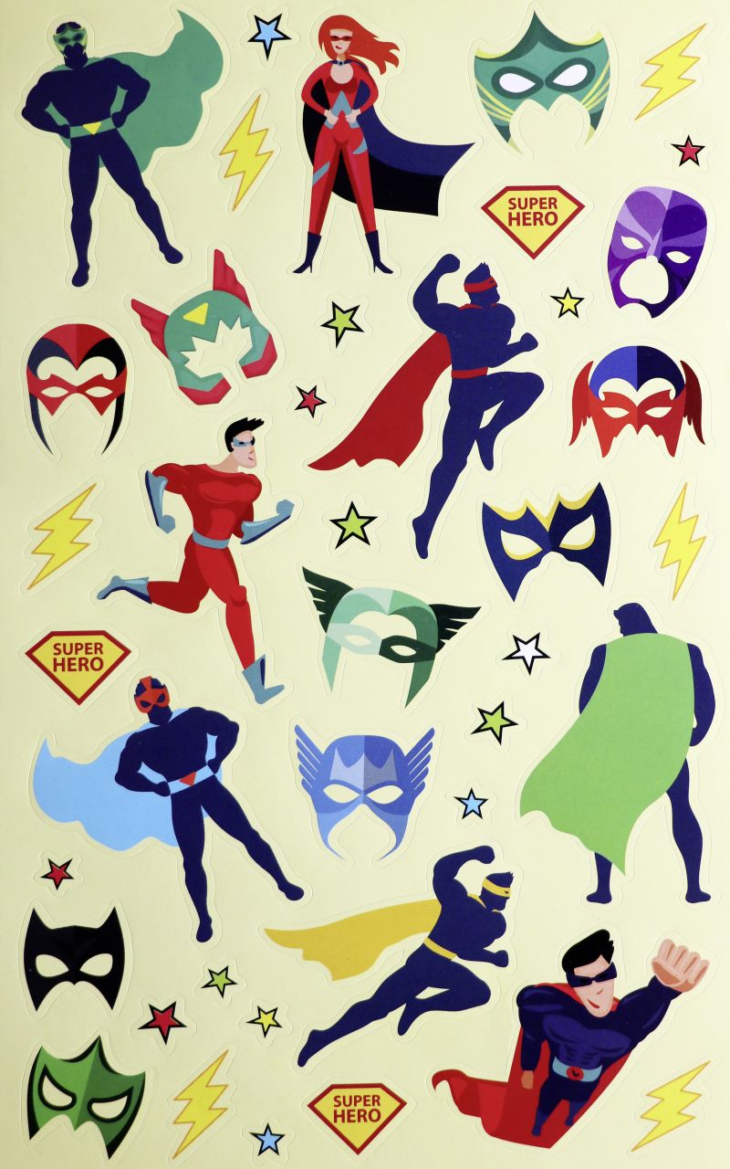 Glorex Sticker-Buch Comic Helden GLO663051961