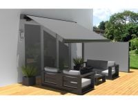 Primaster Kassetten-Markise 4 x 3,5 m elektrisch anthrazit