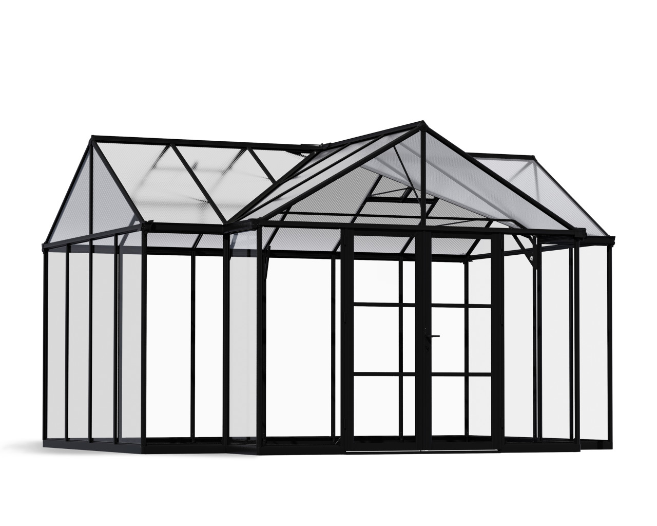 Palram Schwarz Gewächshaus, Gewächshaus Triomphe 303X380cm - Image 2