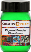 Pigment Pulver Glow Green 30 g Blacklight, Neon, tagleuchtend